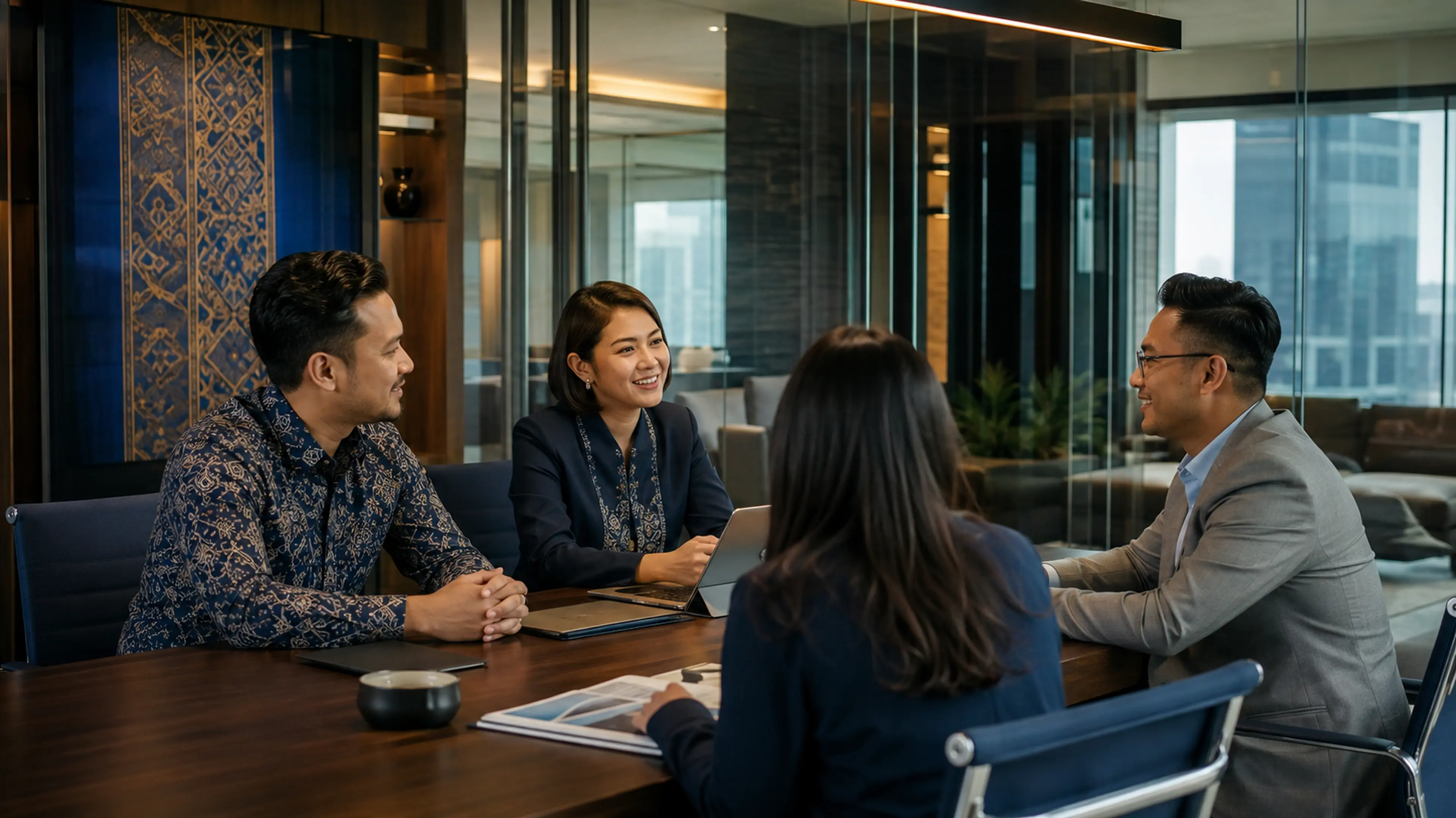 RBR Consultant professionals collaborating with a client